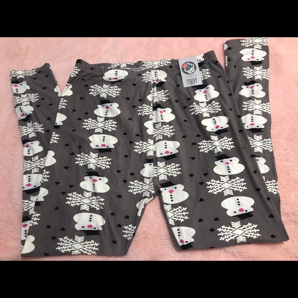 Legalicious snowman leggings